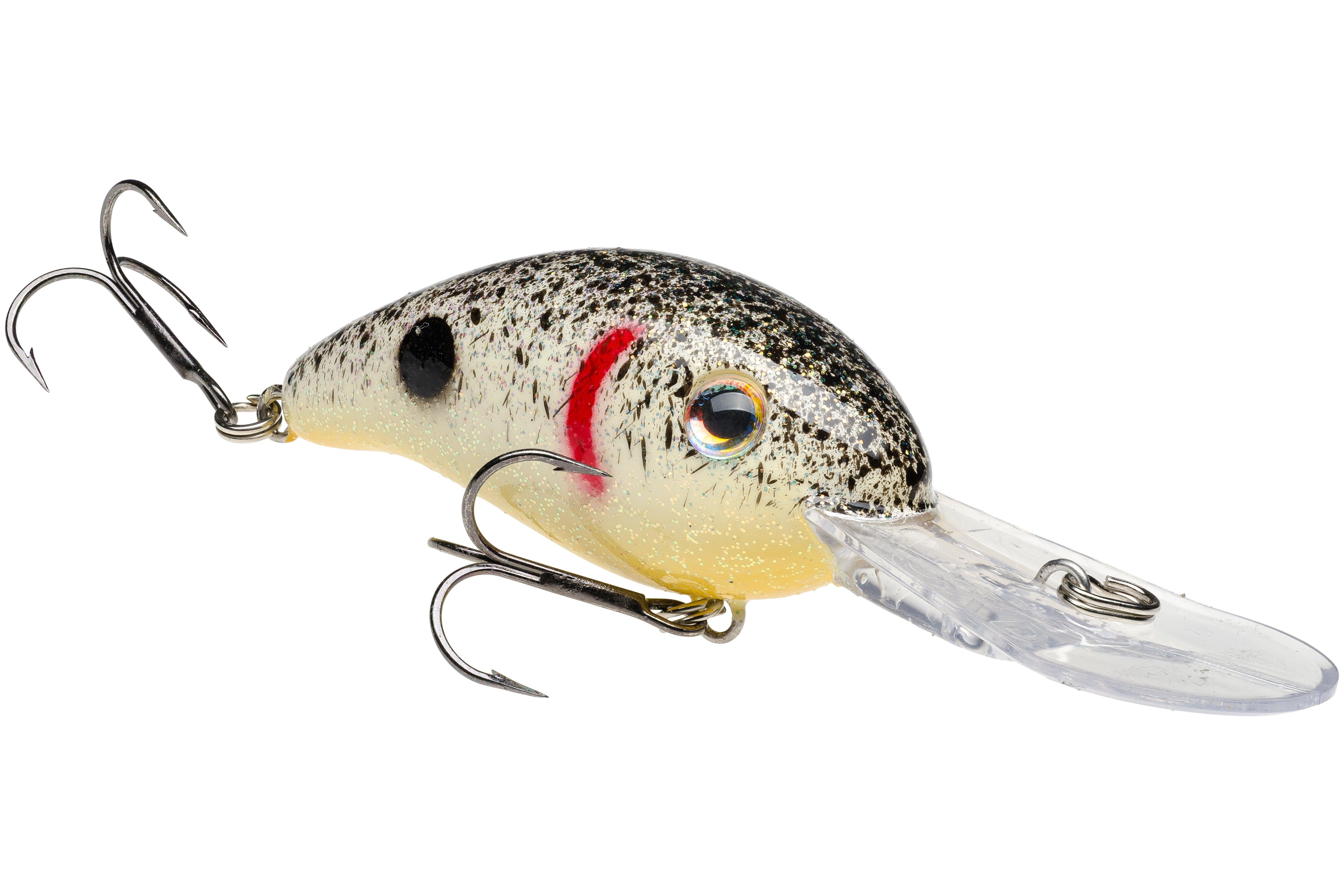 Strike King 3XD Pearl Black Splatter w Chartreuse Belly *