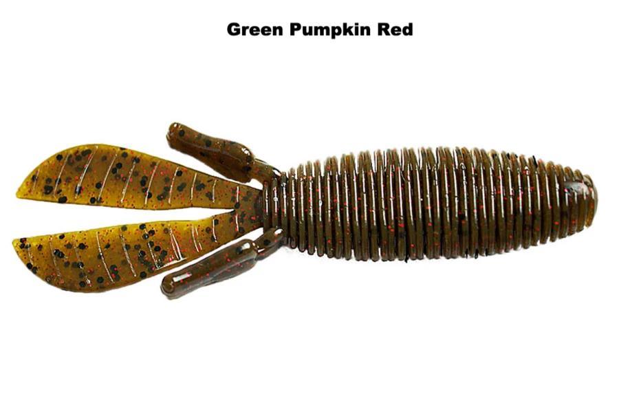 Missile Baits Baby D Bomb Green Pumpkin Red 7 Pack