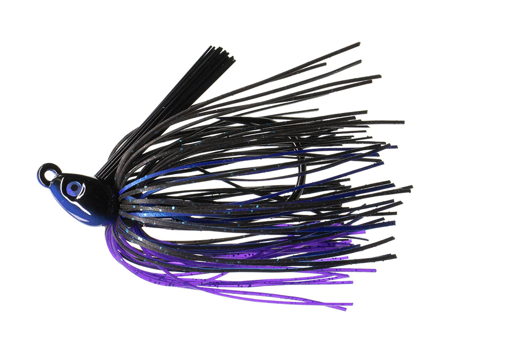 Dirty Jigs No-Jack Swim Jig Black Blue Purple