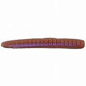 Roboworm Ned Worm 3" Oxblood Light Red Flake