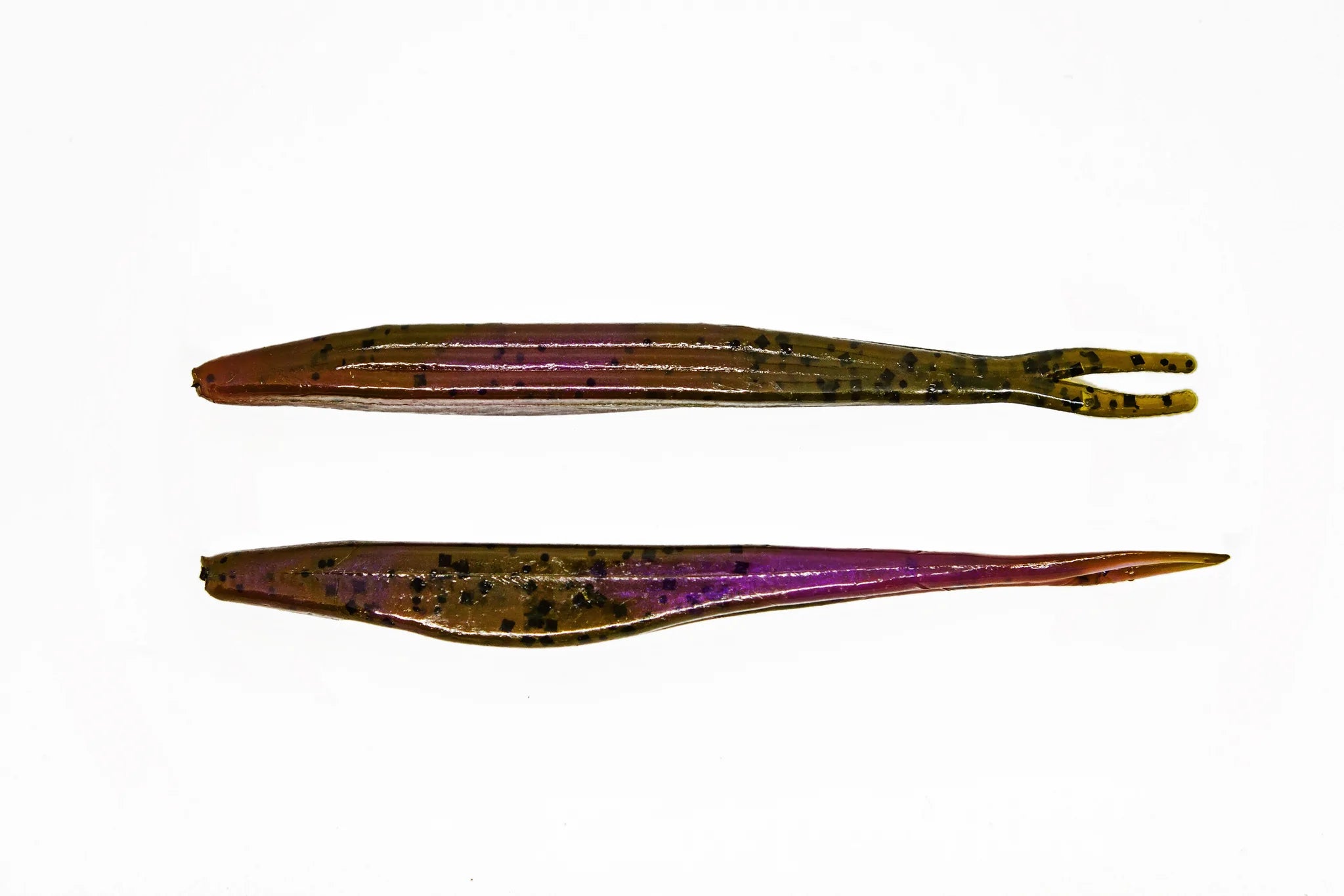 V&M Pork Shad 2.0 Green Pumpkin Purple Haze**