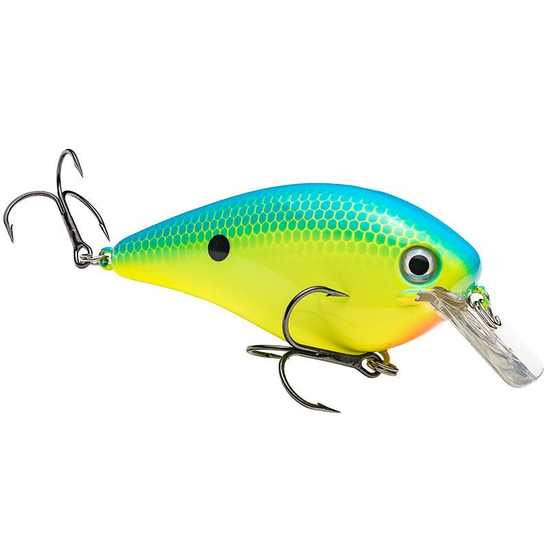 Strike King KVD 4.0 Magnum Squarebill Crankbait Powder Blue Back Chartreuse
