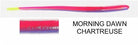Roboworm Straight Tail 6" Morning Dawn Chartreuse