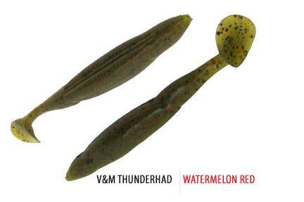 V&M Thunder Shad Watermelon Red**