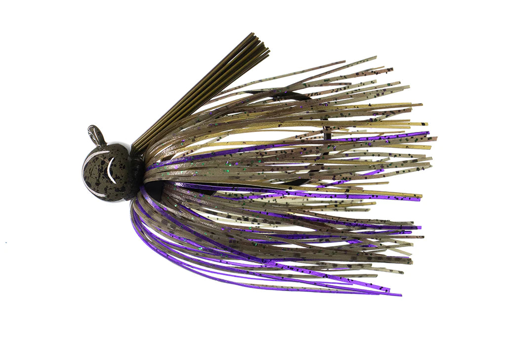 Dirty Jigs Tour Level Skirted Football Jig Green Pumpkin Candy