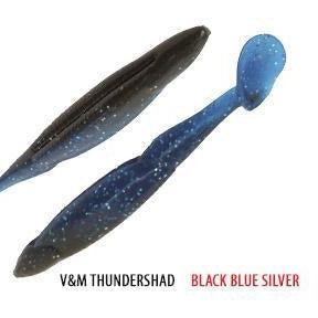 V&M Thunder Shad JR Black Blue Silver**