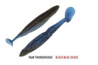 V&M Thunder Shad JR Black Blue Silver**