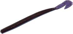 Zoom Magnum Ultravibe Speed Worm 7" 8pk Purple Pumpkin (D)