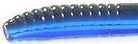 Zoom Finesse Worm 20pk Black Blue Bruizer