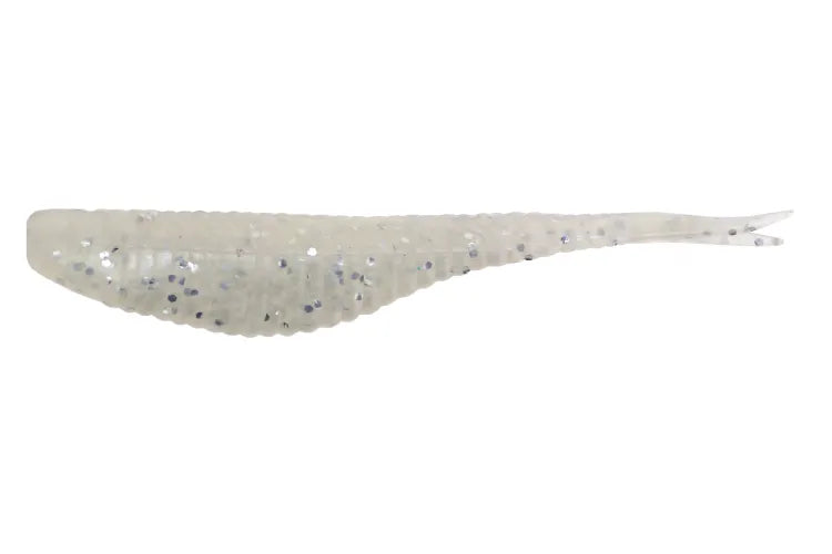 Damiki Armor Shad 3" White Silver Flake