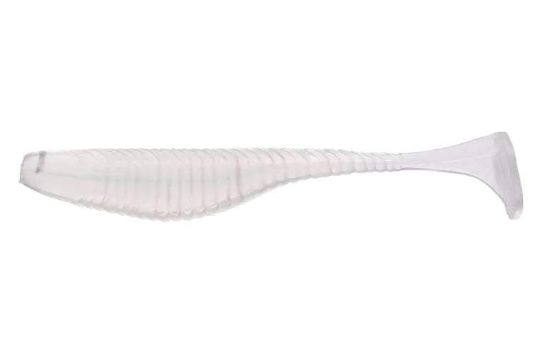 Damiki Armor Shad Paddle Tail Swimbaits 3" Pearl White