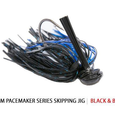V&M Pacemaker Skipping Jig Black Blue 16oz