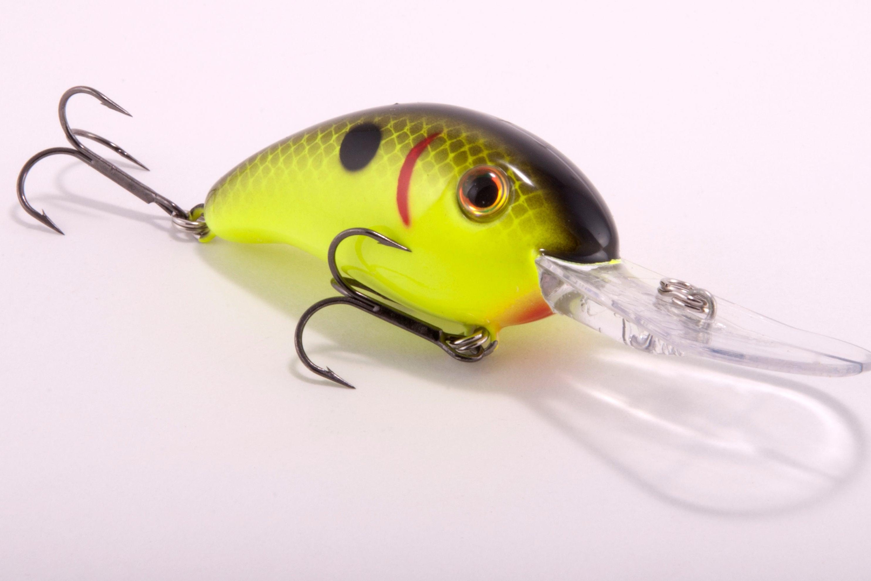 Strike King 3XD Black Back Chartreuse *
