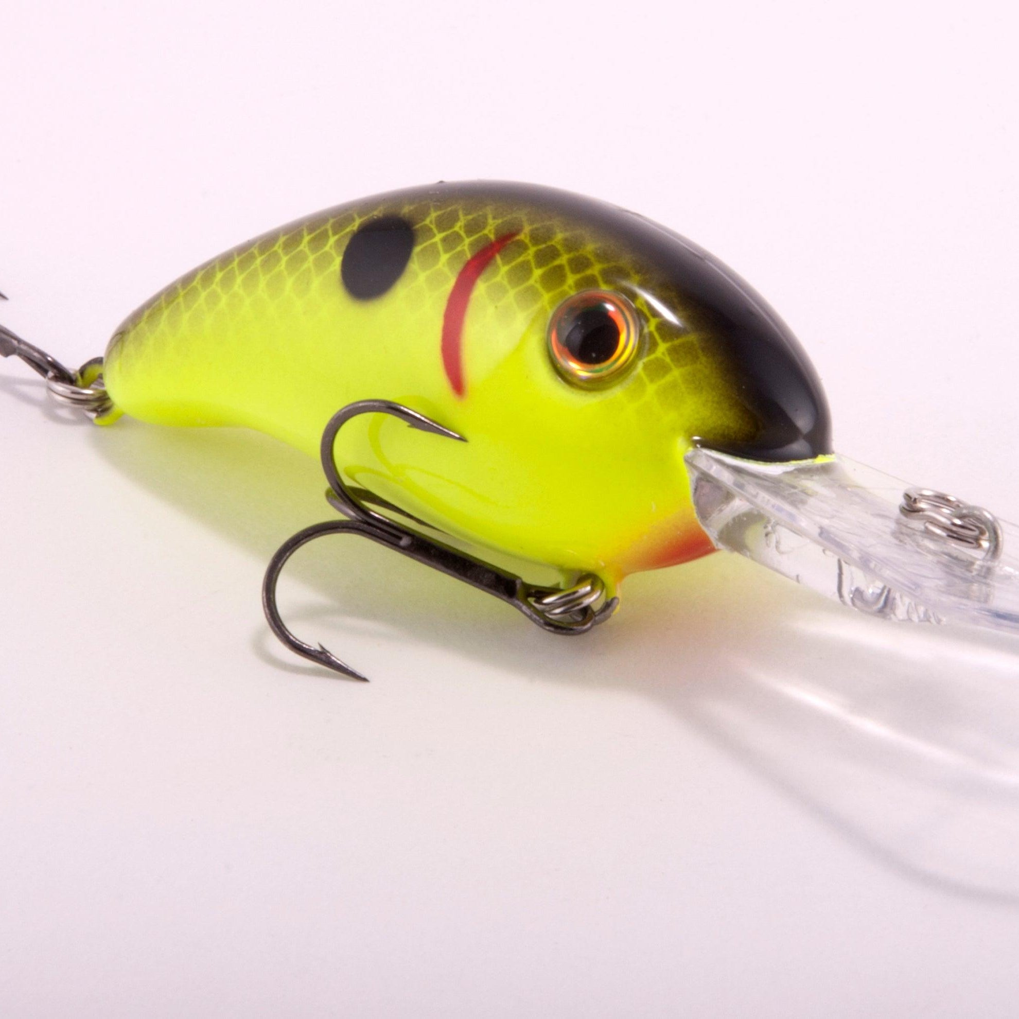 Strike King 3XD Black Back Chartreuse *