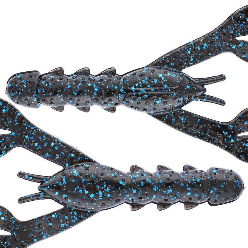 Strike King Rage Denny Craw 4" Black Blue Flake