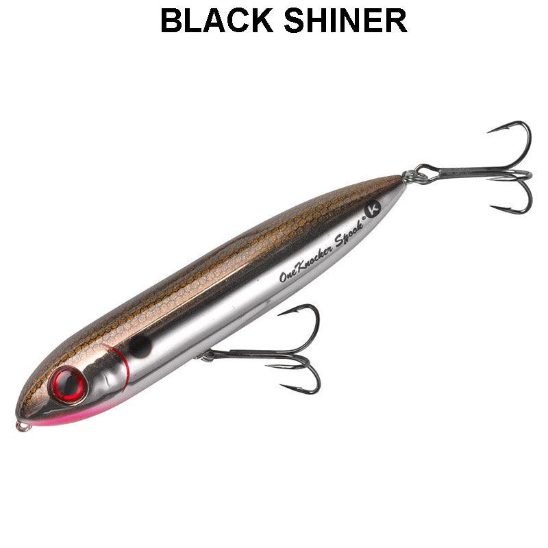 Heddon One Knocker Spook Black Shiner