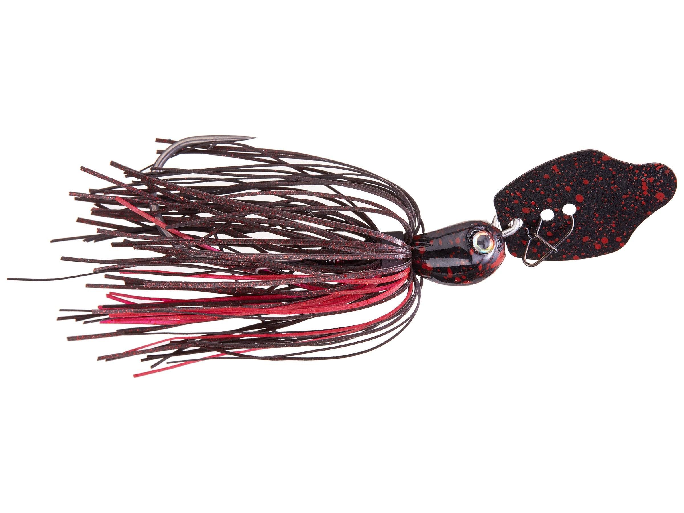 Strike King Thunder Cricket Vibrating Jig Black Widow 3 4oz