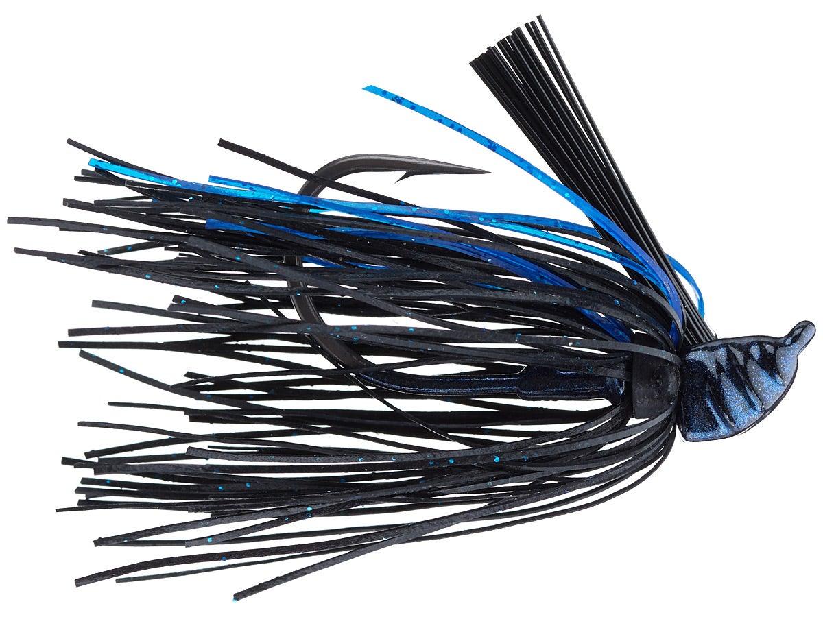 V&M Pacemaker HD Flipping Jig Black Blue Glitter