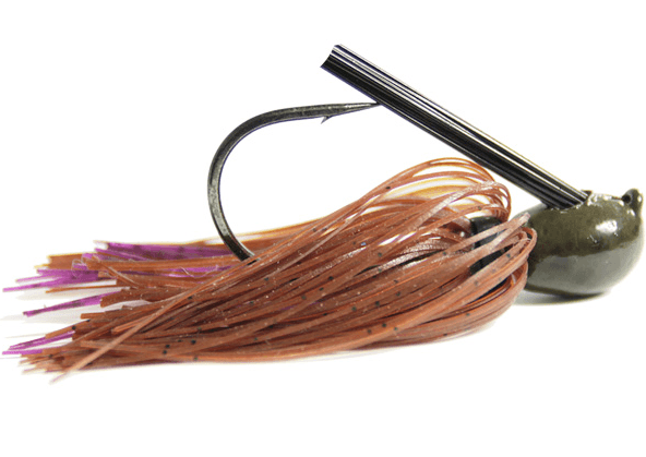 Missile Baits Ike's Mini Flip Jig Brown Purple Passion (D) 1 4oz