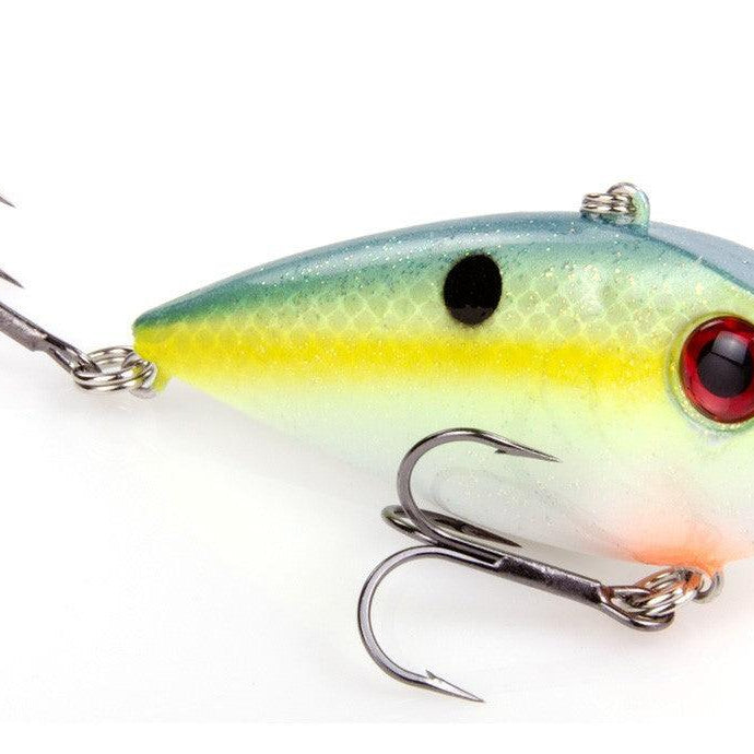 Strike King Red Eye Shad 2-Tap 1/2oz Chartreuse Sexy Shad