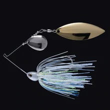 Santone Lures M-Series Colorado Willow Spinnerbait Blue Herren - Col Wil Slv Gld