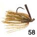 Santone Rattlin' Jig Green Pumpkin Flake 3 8oz