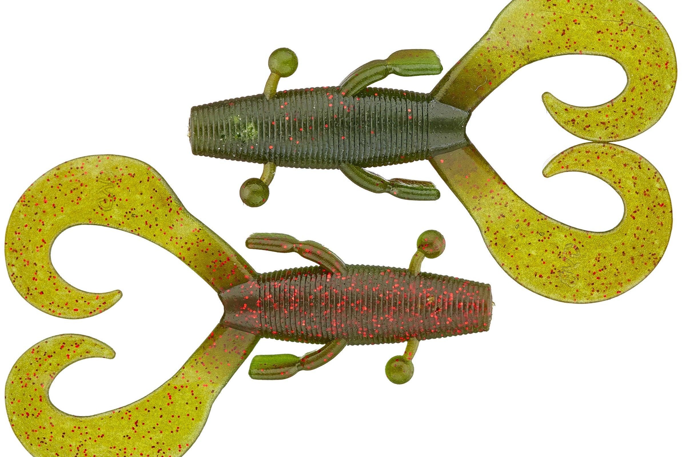 Yamamoto Cowboy Green Pumpkin w Red Flake 042J Laminate 925