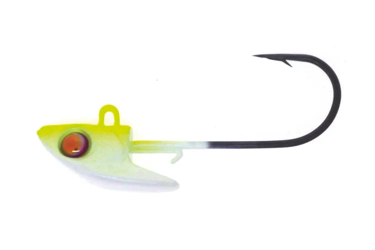 Damiki Rig Jighead Chartreuse