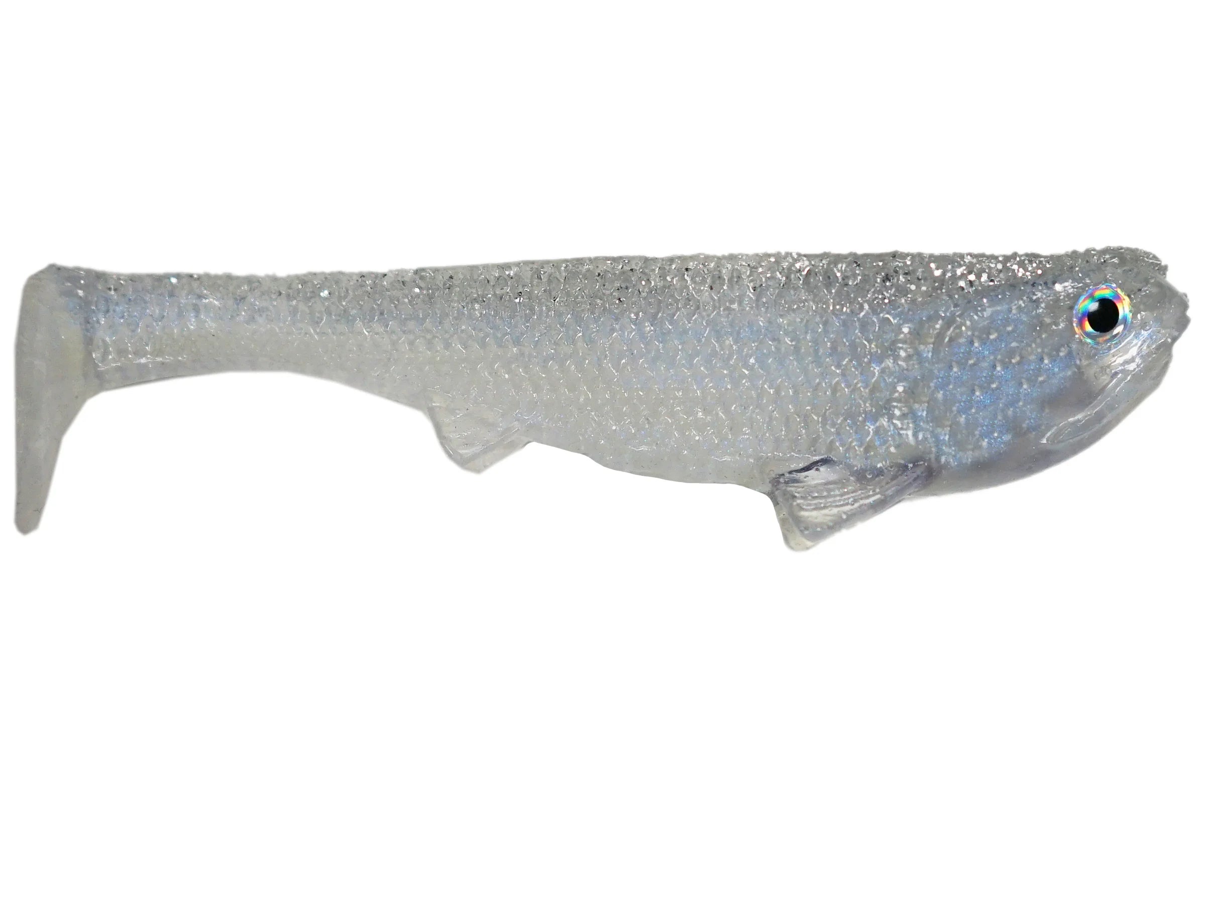 Boom Boom Line Thru Swimbait 5" Ghost Shad #557