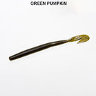 Zoom Magnum Ultravibe Speed Worm 7" 8pk Green Pumpkin 025**