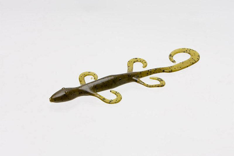 Zoom Lizards 6" Green Pumpkin 025 **