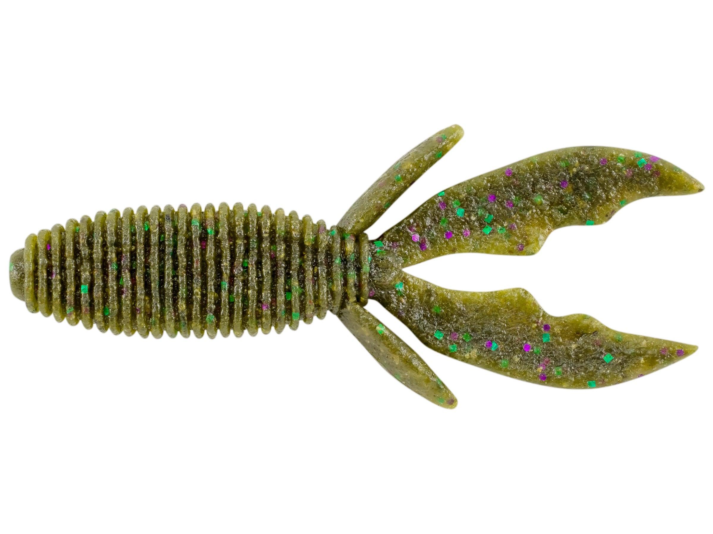 Berkley PowerBait MaxScent Creature Hawg Green Pumpkin Party**