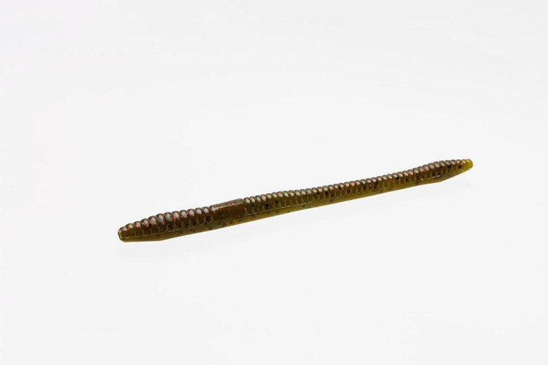 Zoom Finesse Worm 20pk Green Pumpkin Red 202 **