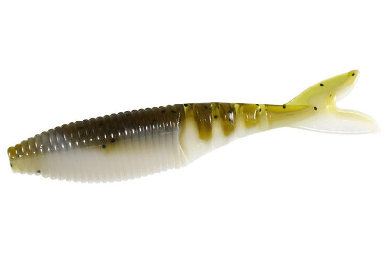 Yamamoto Zako Swimbait Green Pumpkin w Black White