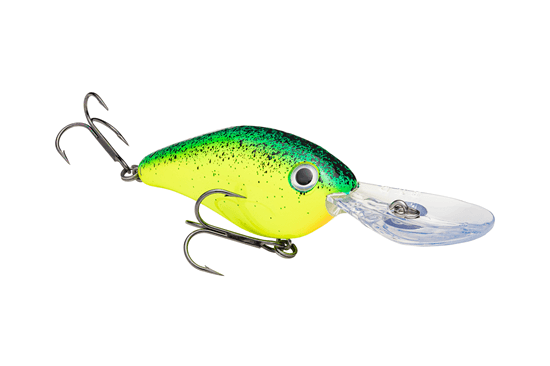 Strike King Pro Model 8XD Chart Blue Blk Splatterback