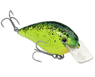 Strike King KVD 1.5 Hard Knock Squarebill Crankbait Chartreuse Blue Black Splatterback
