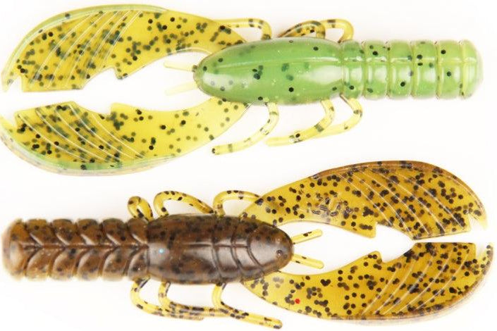 X Zone Lures Pro Series 4" Muscle Back Craw Summer Craw