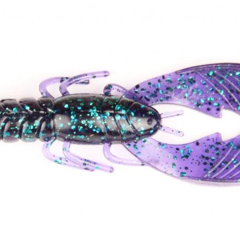 X Zone Lures Pro Series 4" Muscle Back Craw Junebug
