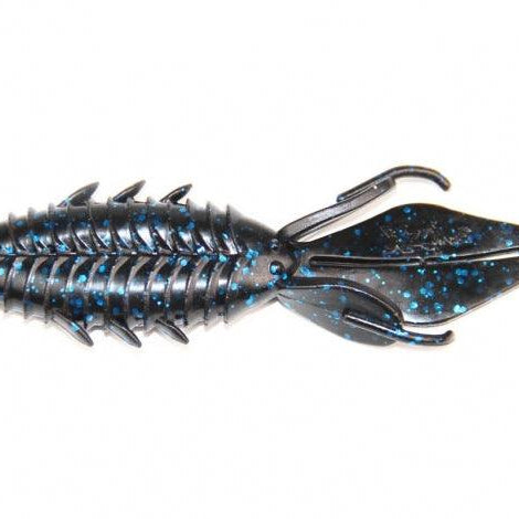 X Zone Lures Pro Series 4" Adrenaline Bug Black Blue Flake