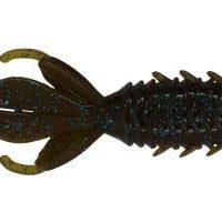 X Zone Lures Pro Series 4" Adrenaline Bug Green Pumpkin Blue Flake