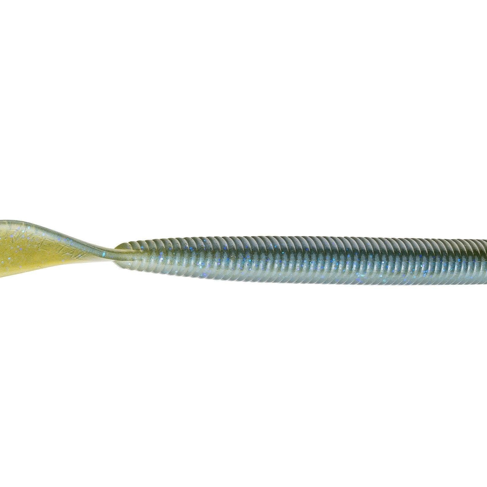 Strike King Rage Magnum Cut-R-Worm 7" Moon Juice