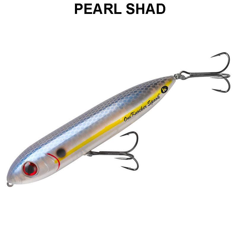 Heddon One Knocker Spook Pearl Shad