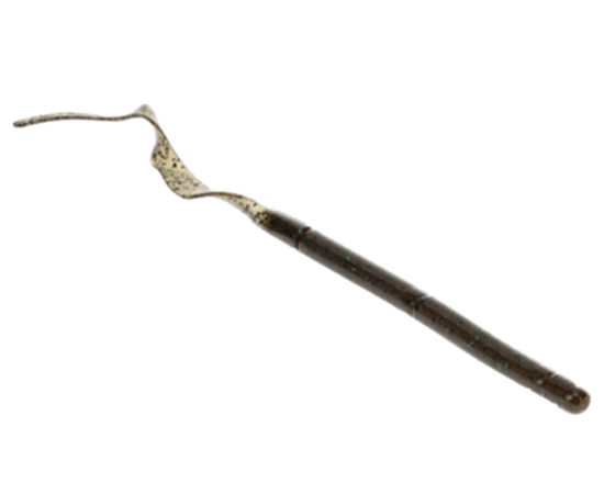 Strike King Zeus Worm Dark Green Pumpkin Flake(D) 9.5