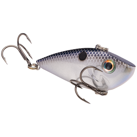 Strike King Red Eye Shad 2-Tap 1/2oz Smokey Chrome Blue