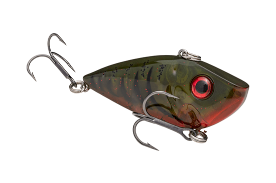 Strike King Red Eye Shad 2-Tap 3/4oz Phantom Watermelon Red Craw