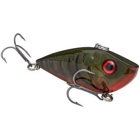 Strike King Red Eye Shad 2-Tap 3/4oz Phantom Watermelon Red Craw