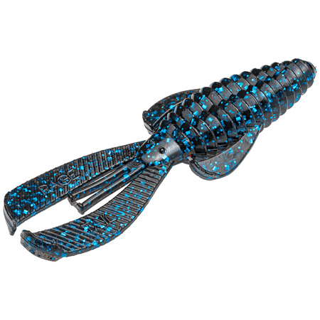 Strike King Rage Tail Baby Bug Black Blue Flake