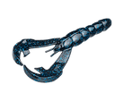 Strike King Rattlin' Rage Craw Black Blue Flake