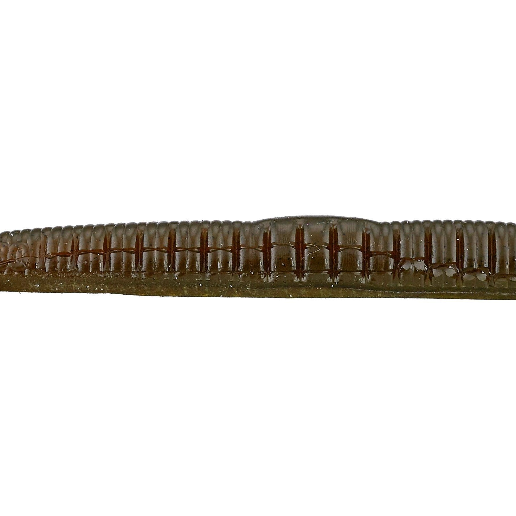 Roboworm Ned Worm 3" Green Pumpkin Blake Flake