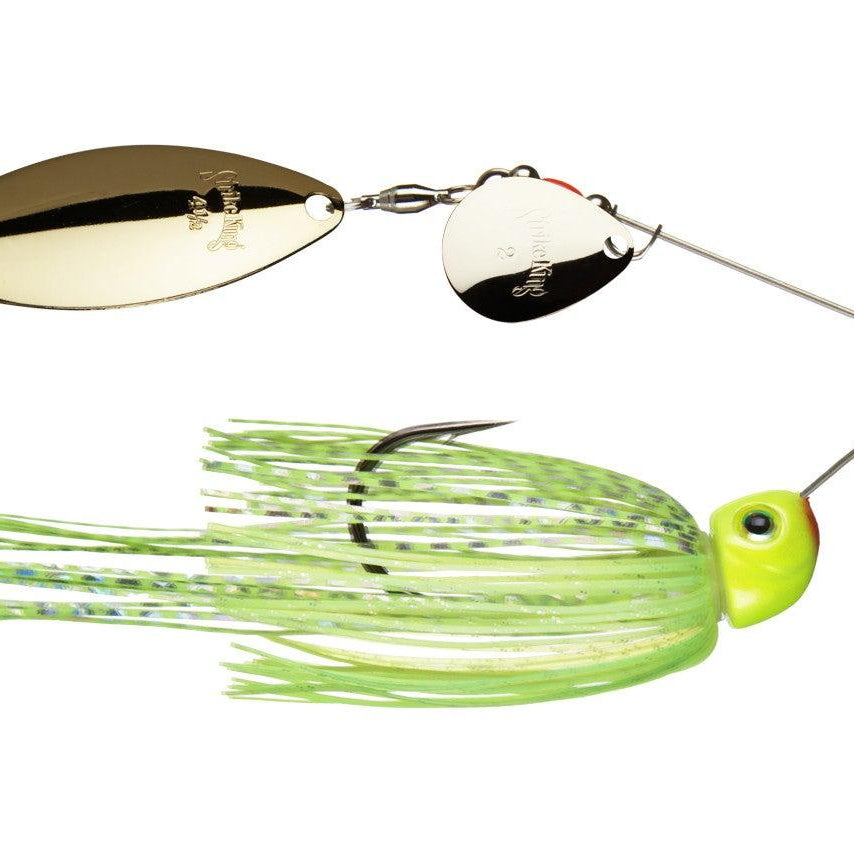 Strike King Hack Attack Heavy Cover Spinnerbait (D) Super Chartreuse 1 2 oz